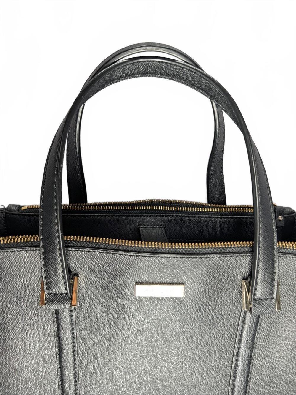Kate Spade Newbury Lane Black Saffiano Leather Handle Purse - Picture 2 of 11